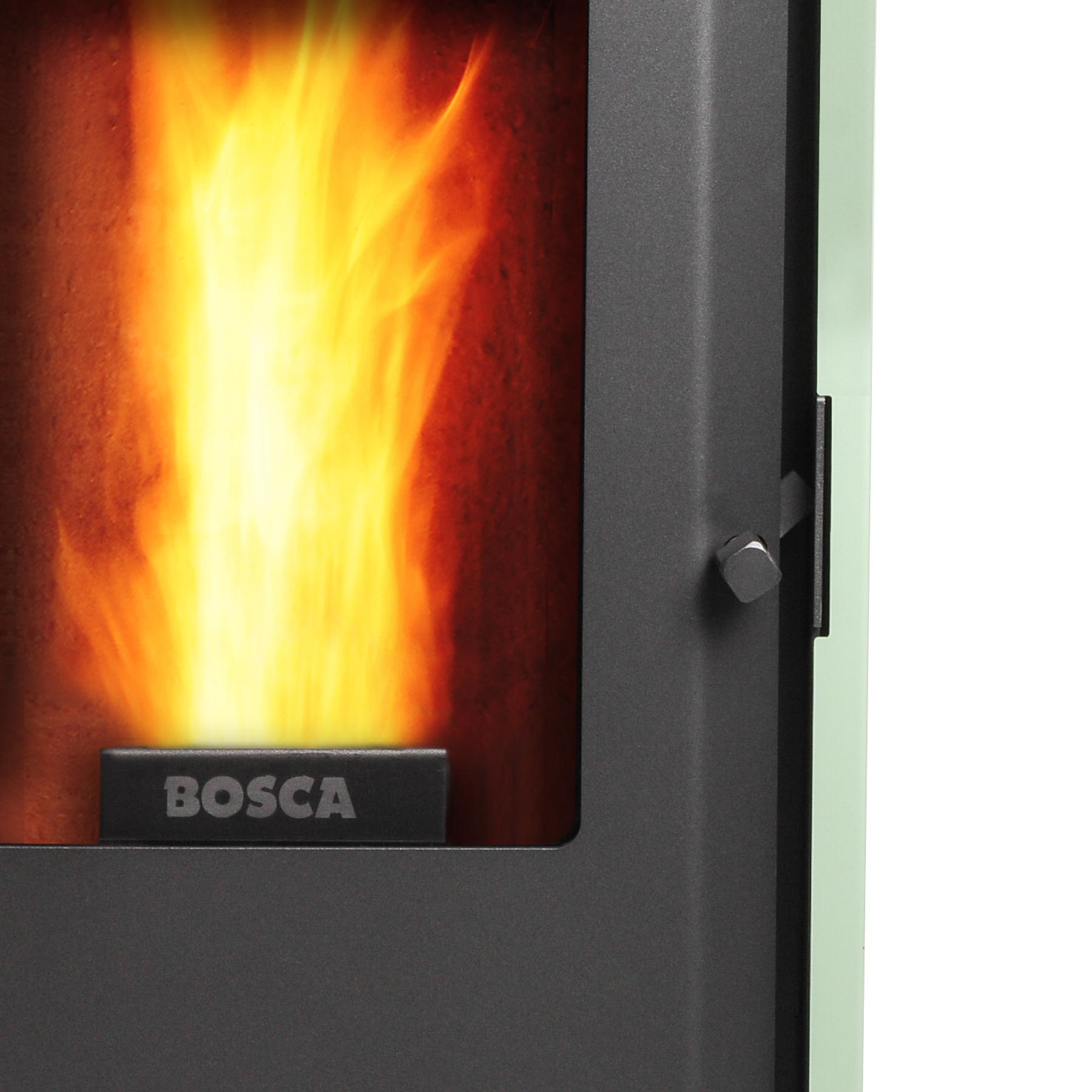 Estufa a pellet Hera+ Verde + kit de Instalación interior de regalo