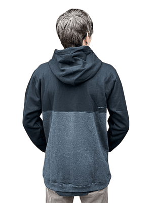 POLERÓN HOODIE HOMBRE BLACK&GREY