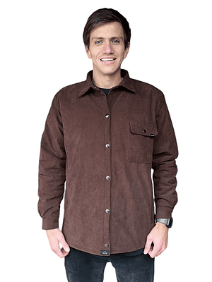 CHAQUETA REVERSIBLE HOMBRE CAFÉ
