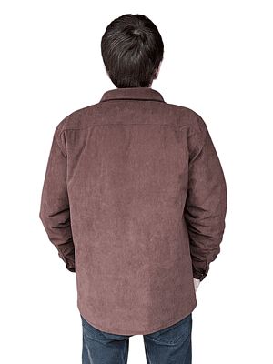 CHAQUETA REVERSIBLE HOMBRE CAFÉ