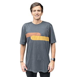 POLERA MANGA CORTA HOMBRE GRAPHITE VULZEEBOARDS