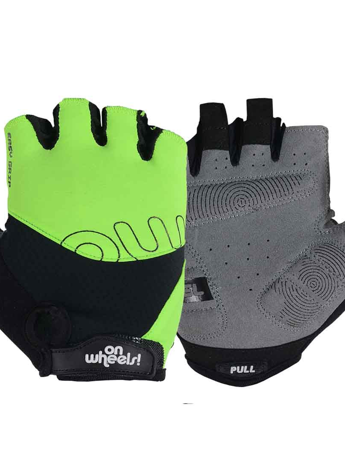 Guante Corto OnWheels! Verde/Negro 1