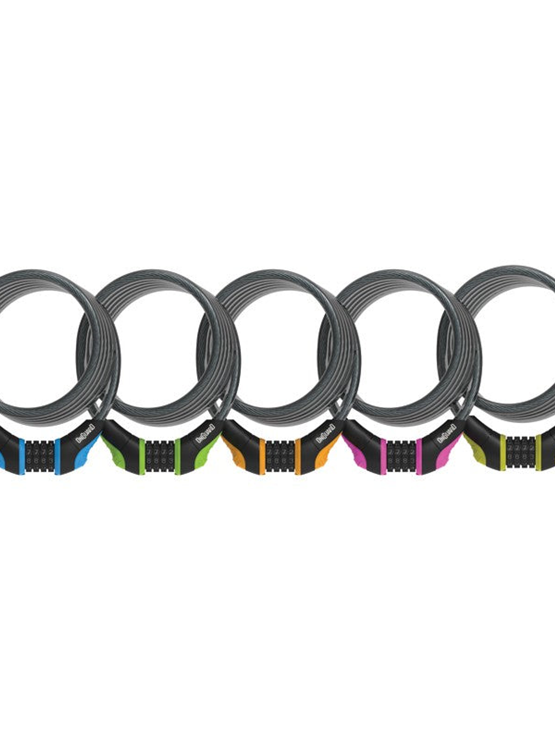 Candado Bicicleta C/CLAVE OnGuard Neons Colores 180mm x 12mm 1