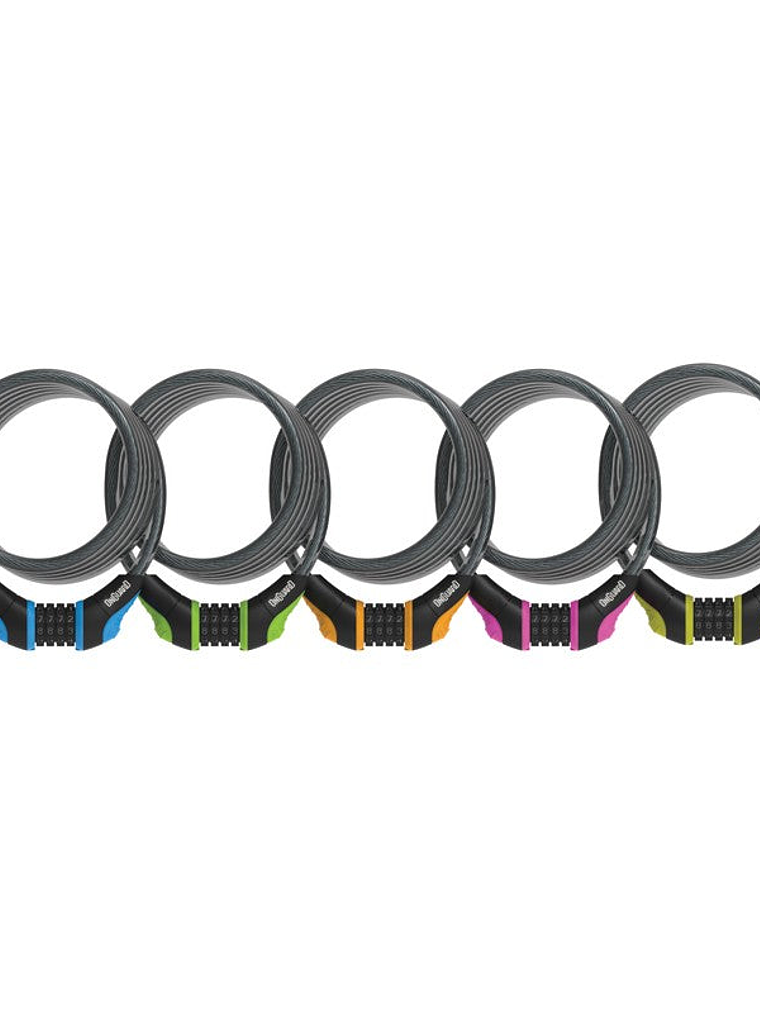 Candado Bicicleta C/CLAVE OnGuard Neons Colores 180mm x 12mm 1