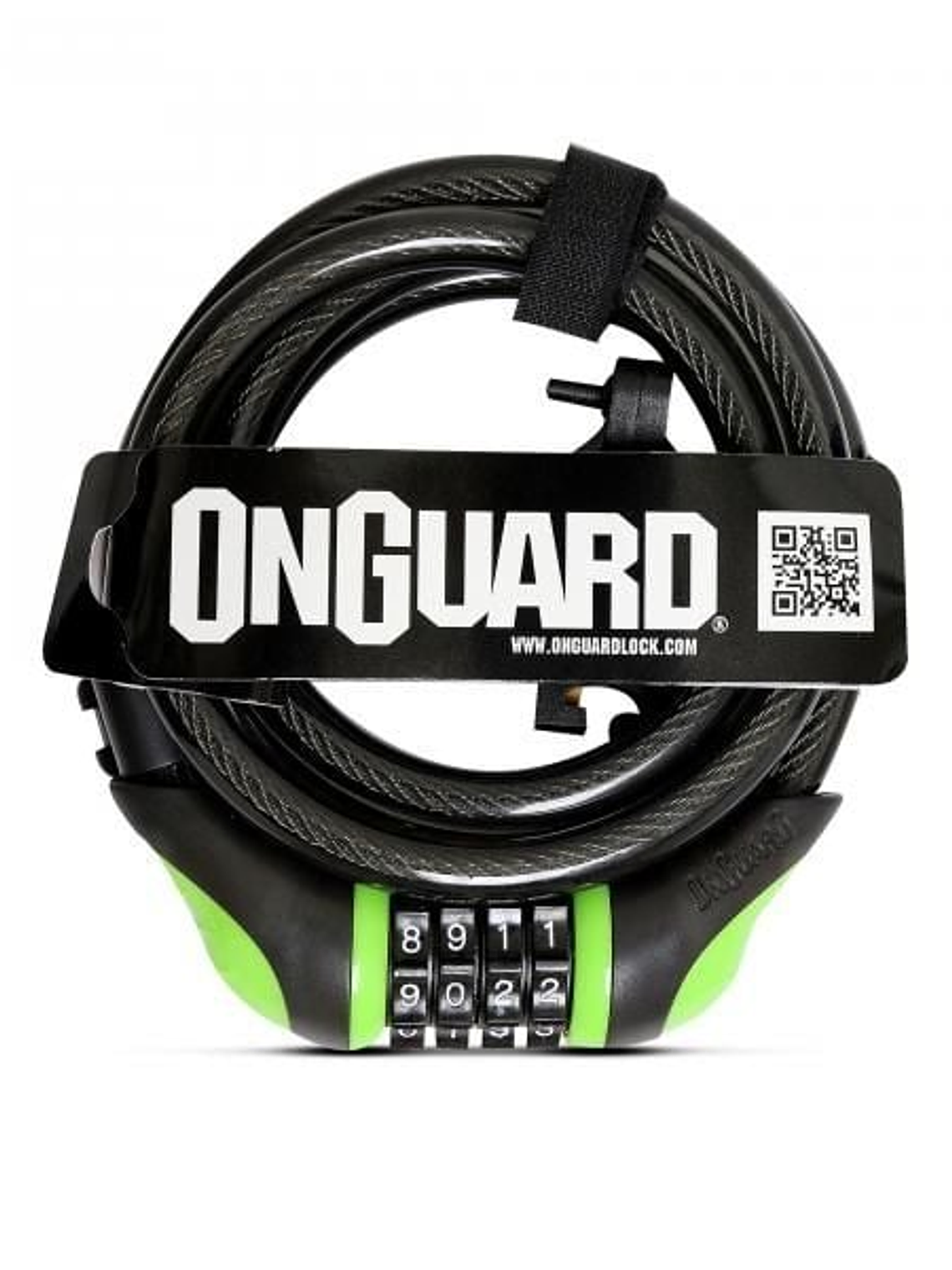 Candado Bicicleta C/CLAVE OnGuard Neons Colores 180mm x 12mm 2