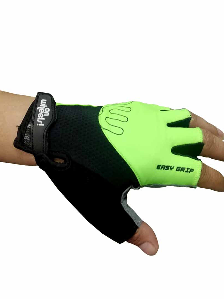 Guante Corto OnWheels! Verde/Negro 5