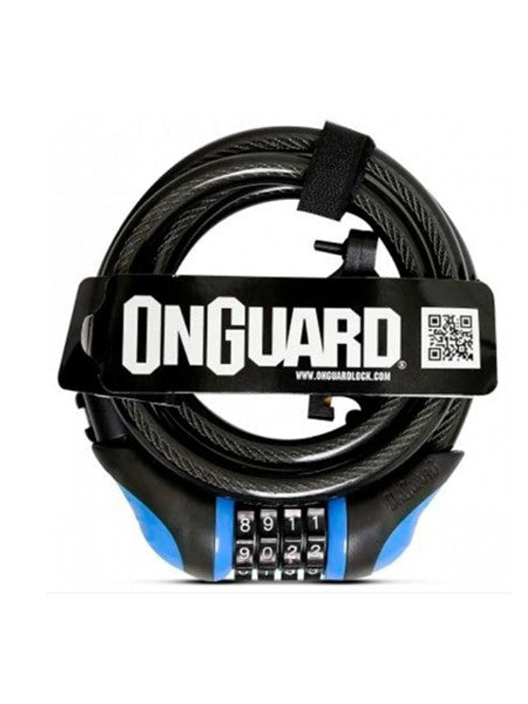 Candado Bicicleta C/CLAVE OnGuard Neons Colores 180mm x 12mm 4