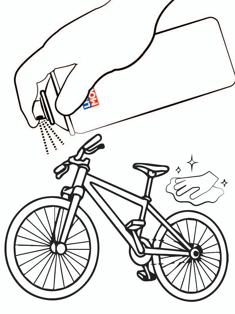 Cera Glanz Sprüwachs (Para protección de bicicletas) 2