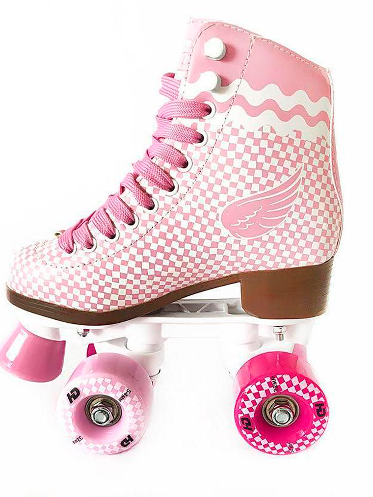 Patines Quad Hondar Soy Luna rosado 2