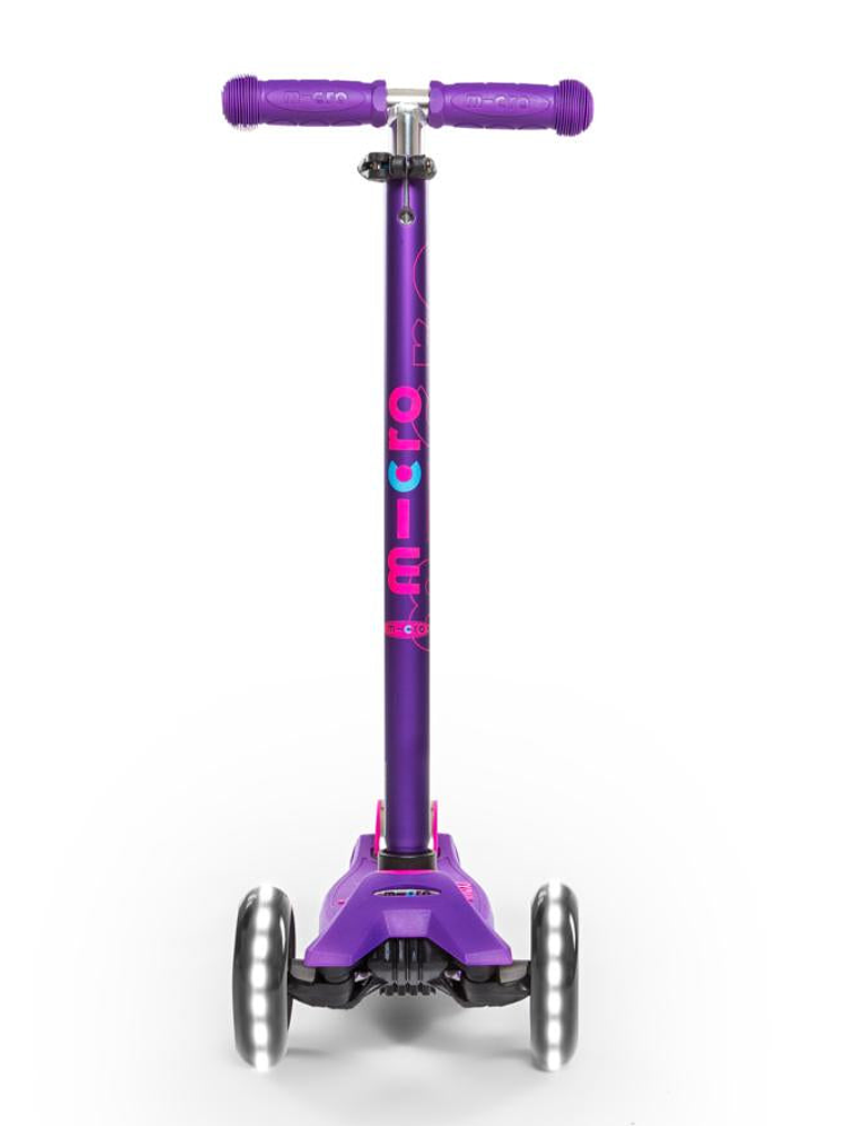 Scooter Maxi Deluxe LED Morado 2