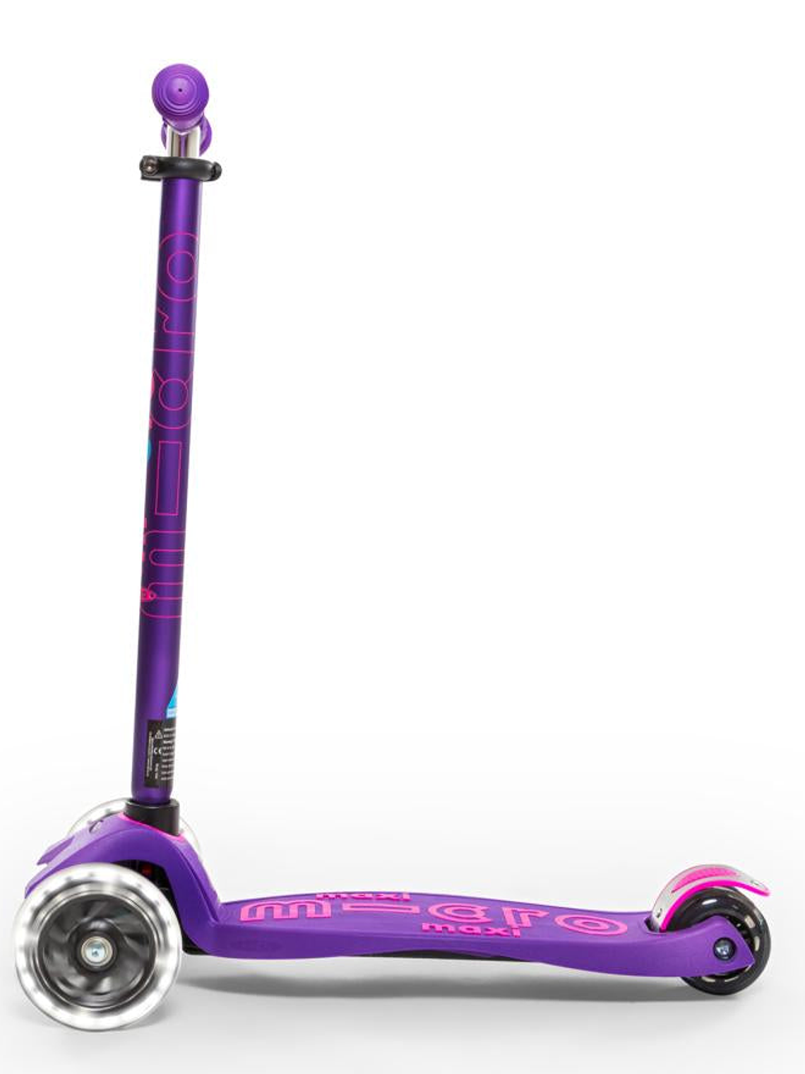 Scooter Maxi Deluxe LED Morado 3