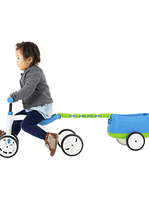 Correpasillo Quadie + carro azul