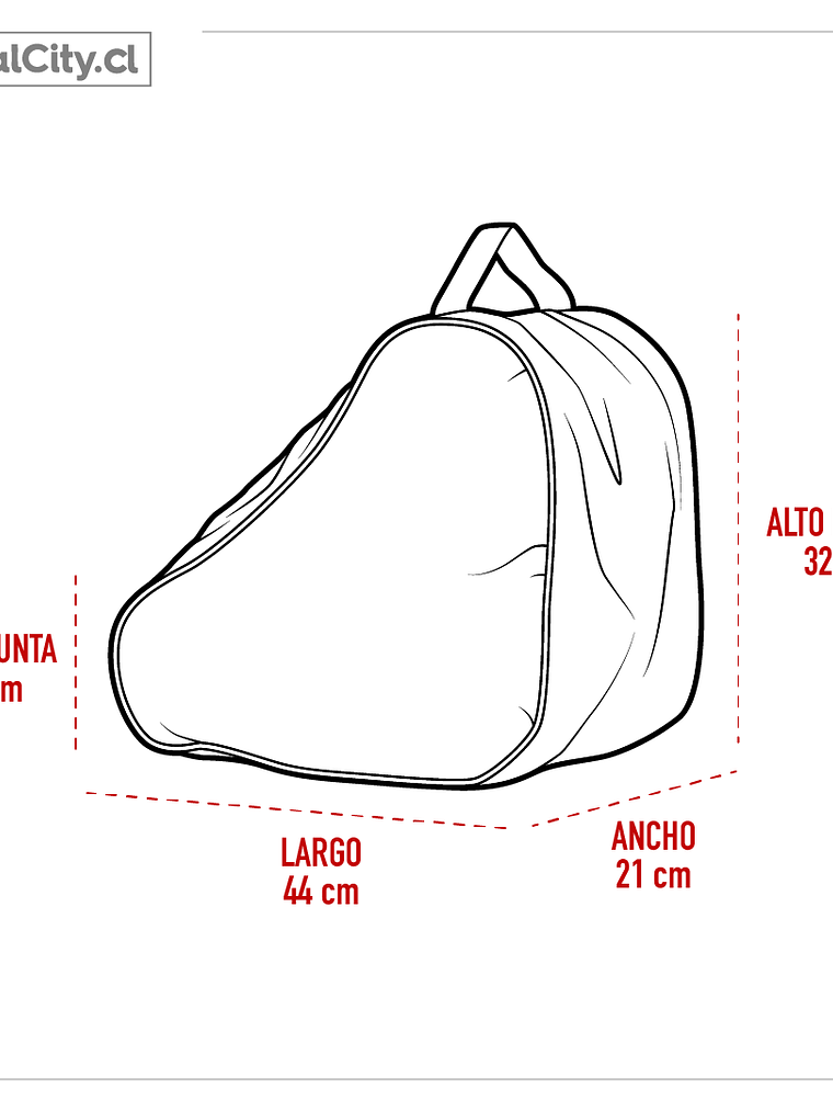 Bolso para patines Blackbull negro 4