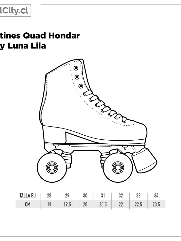 Patines Quad Soy Luna Lila 6