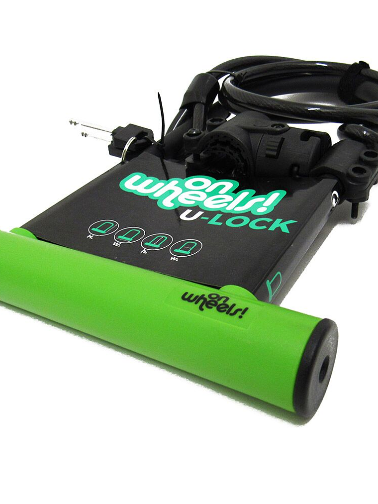 Candado U-Lock OnWheels! Largo con Piola y Soporte Colores 5