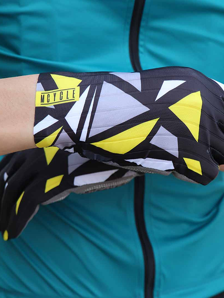 Guantes Largos Mcycle negro/amarillo 3