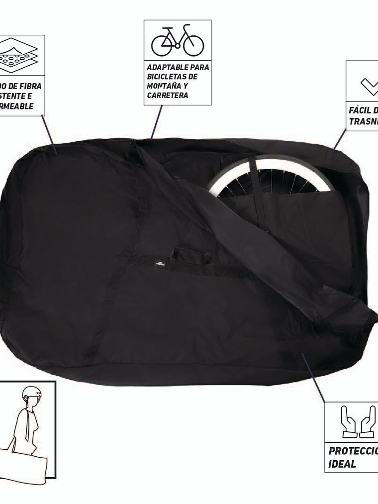 Bolsa porta bicicleta OnWheels! 3