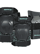 Set de protecciones Standar Powerslide Black Green - Miniatura 1