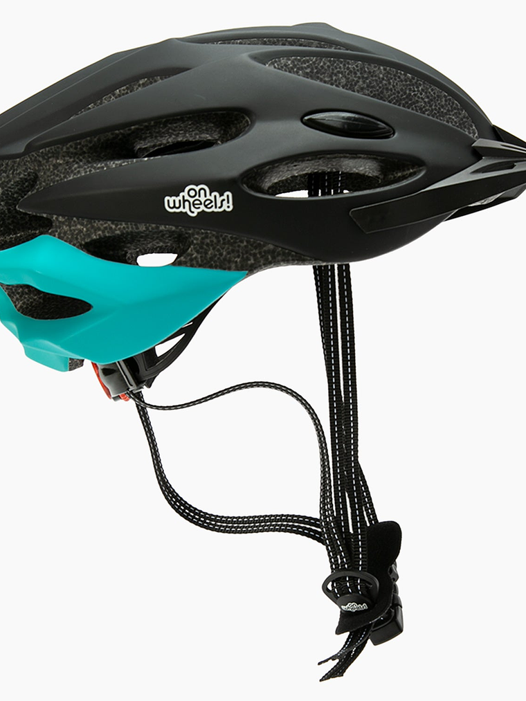 Casco Sport OnWheels! Negro/Turqueza 3