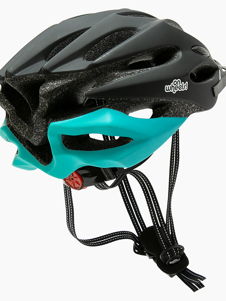 Casco Sport OnWheels! Negro/Turqueza 4