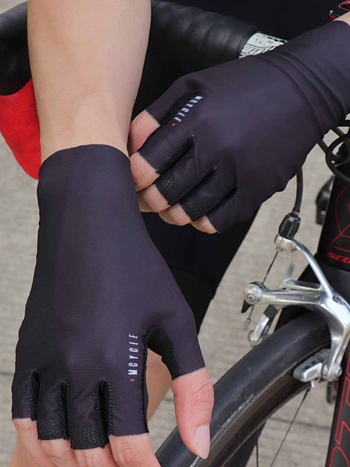 Guante Corto Mcycle azul oscuro 4