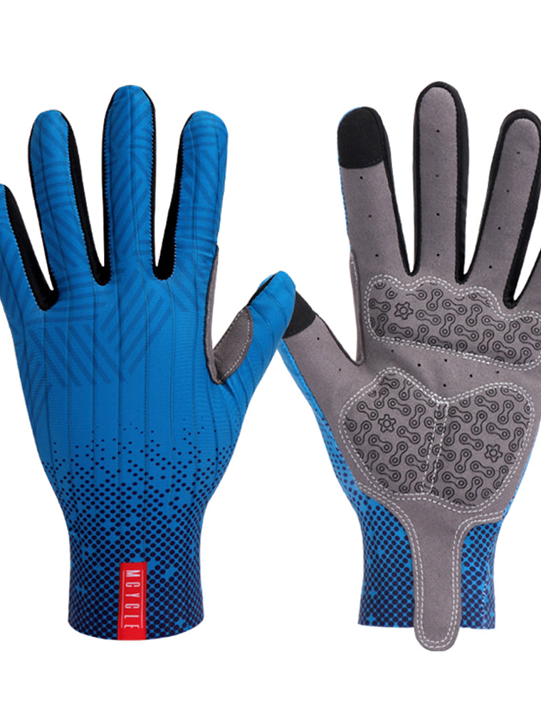 Guante Largo Mcycle azul 1