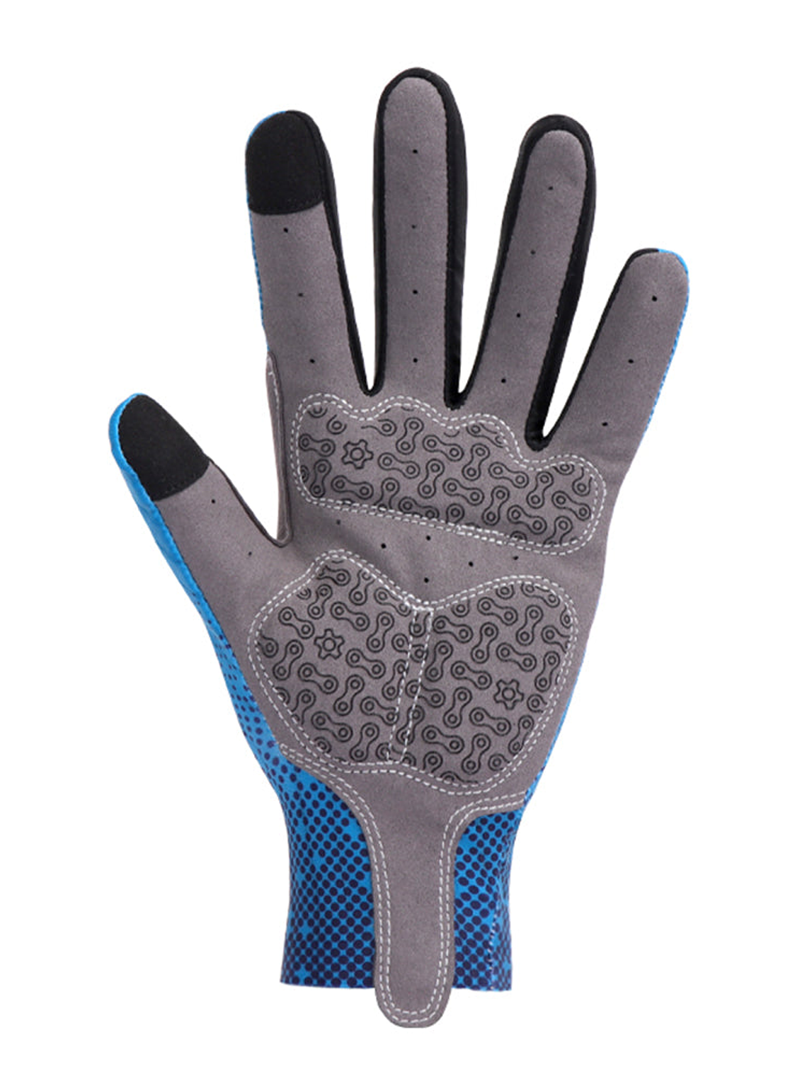 Guante Largo Mcycle azul 3