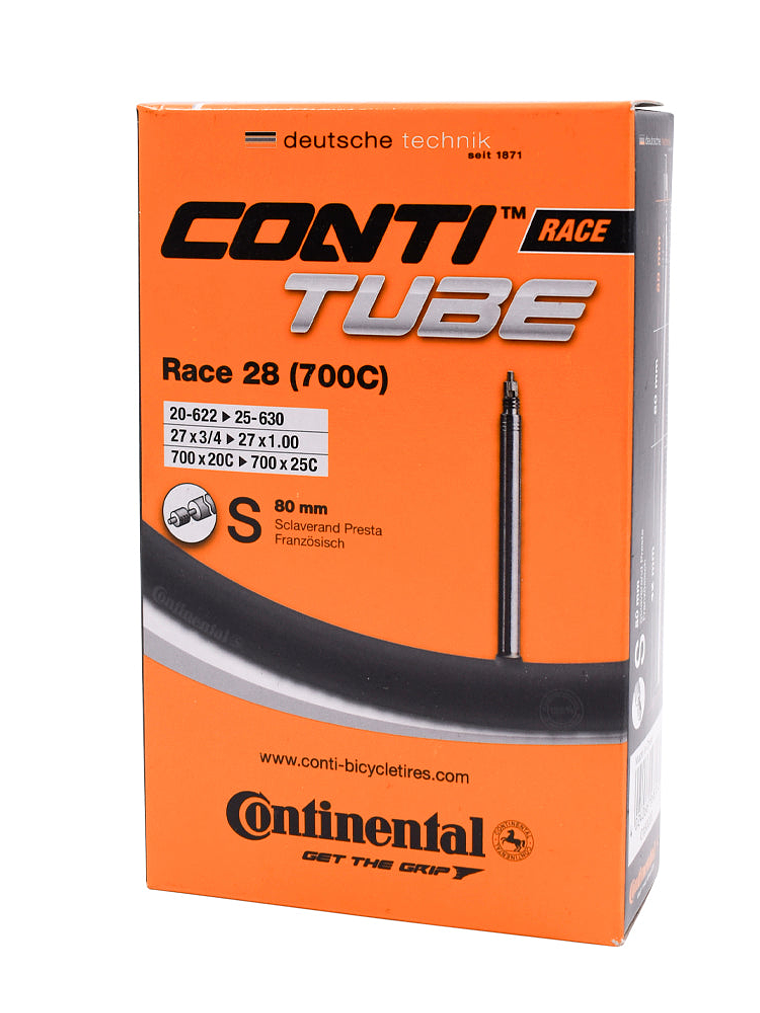 Cámara Continental 700x20-25C Race 28