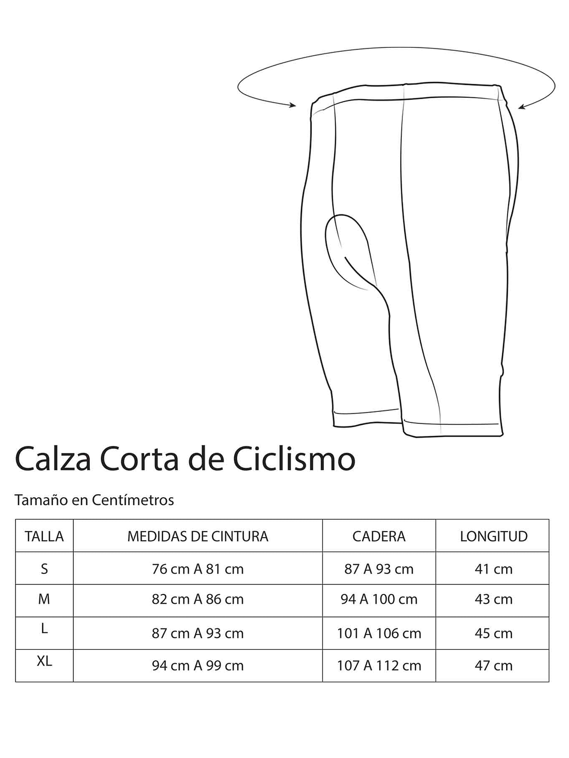 Calza corta de ciclismo OnWheels! 5