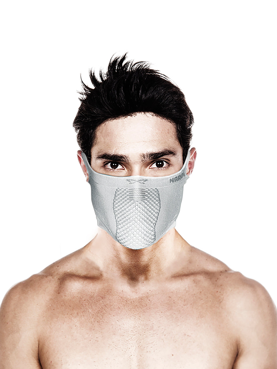 Bandana Deportiva Slim-Fit Sin Cuello Reversible X5s -Blanco 1