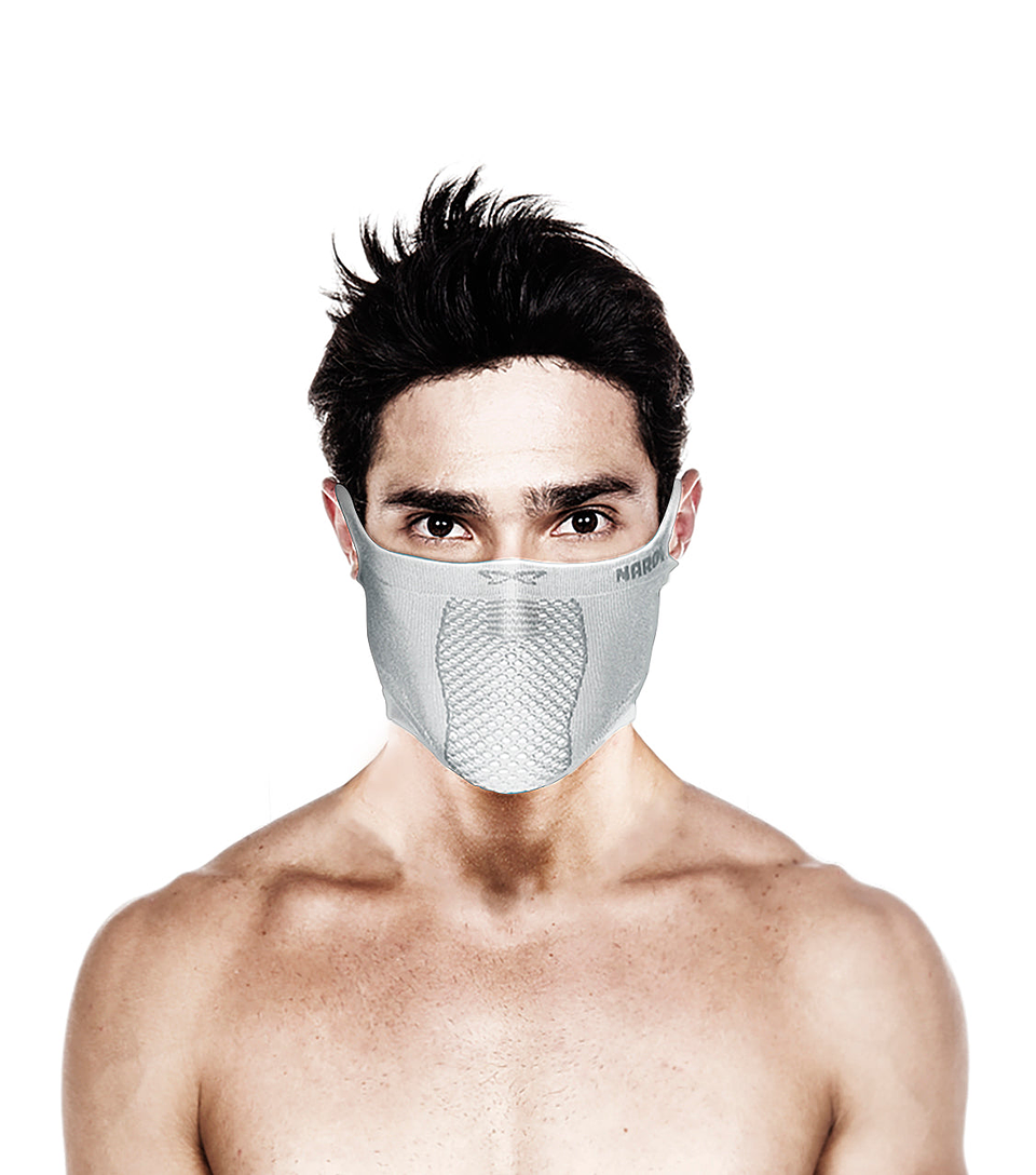 Bandana Deportiva Slim-Fit Sin Cuello Reversible X5s -Blanco 1