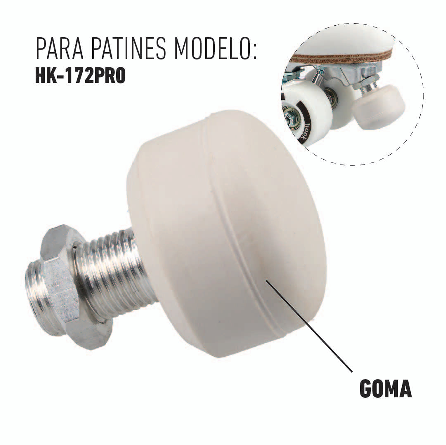 Freno para patín artístico 1