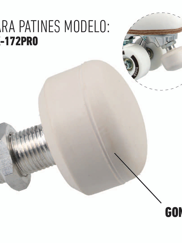 Freno para patín artístico 1