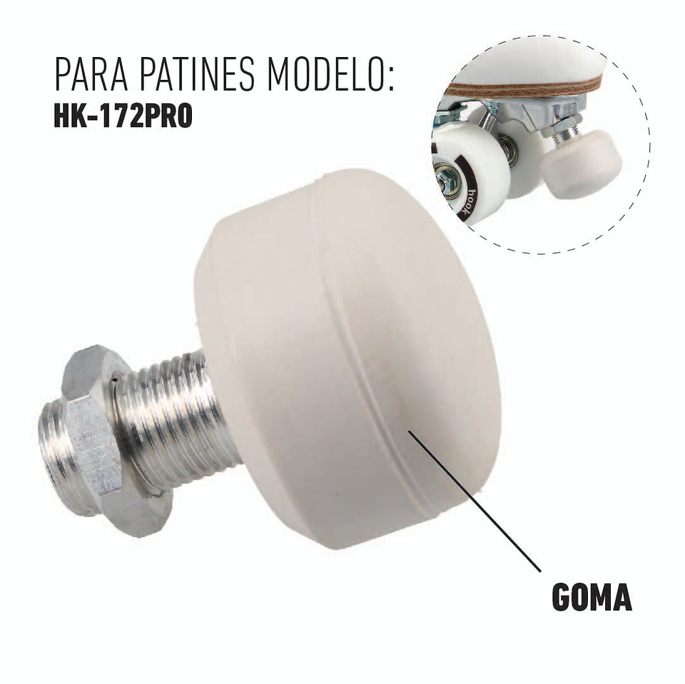 Freno para patín artístico 1