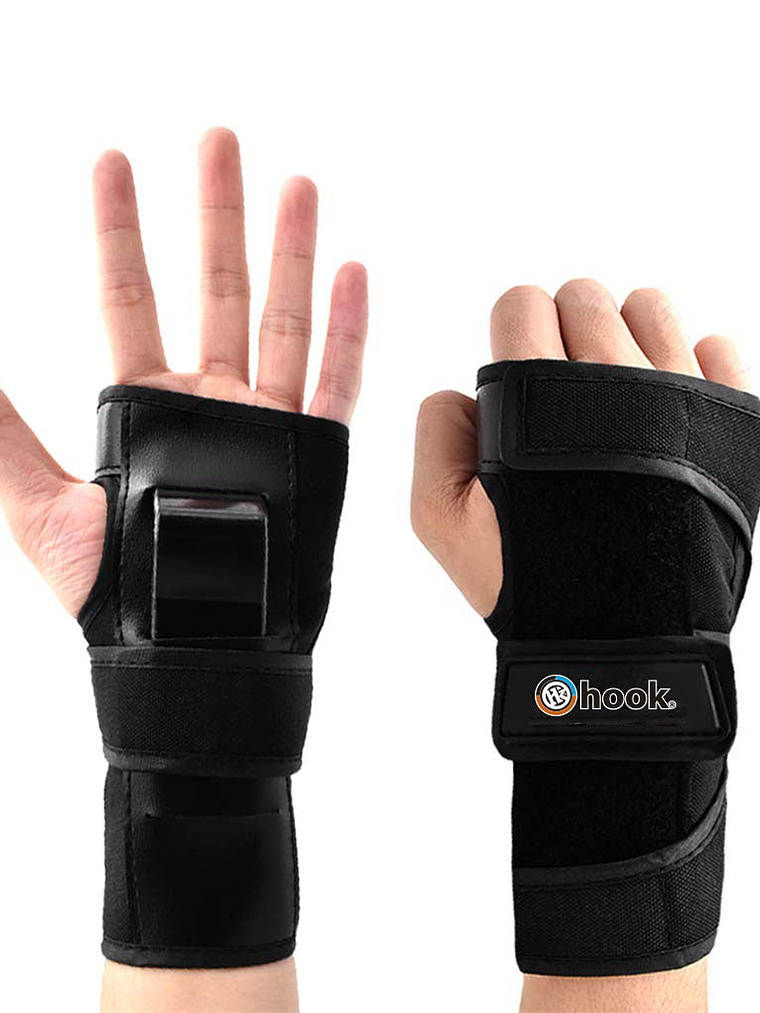Muñequeras Hook Negra 406 1