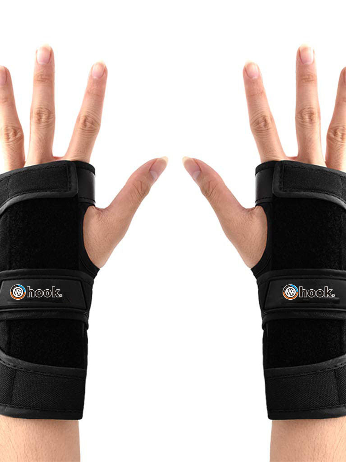 Muñequeras Hook Negra 406 2