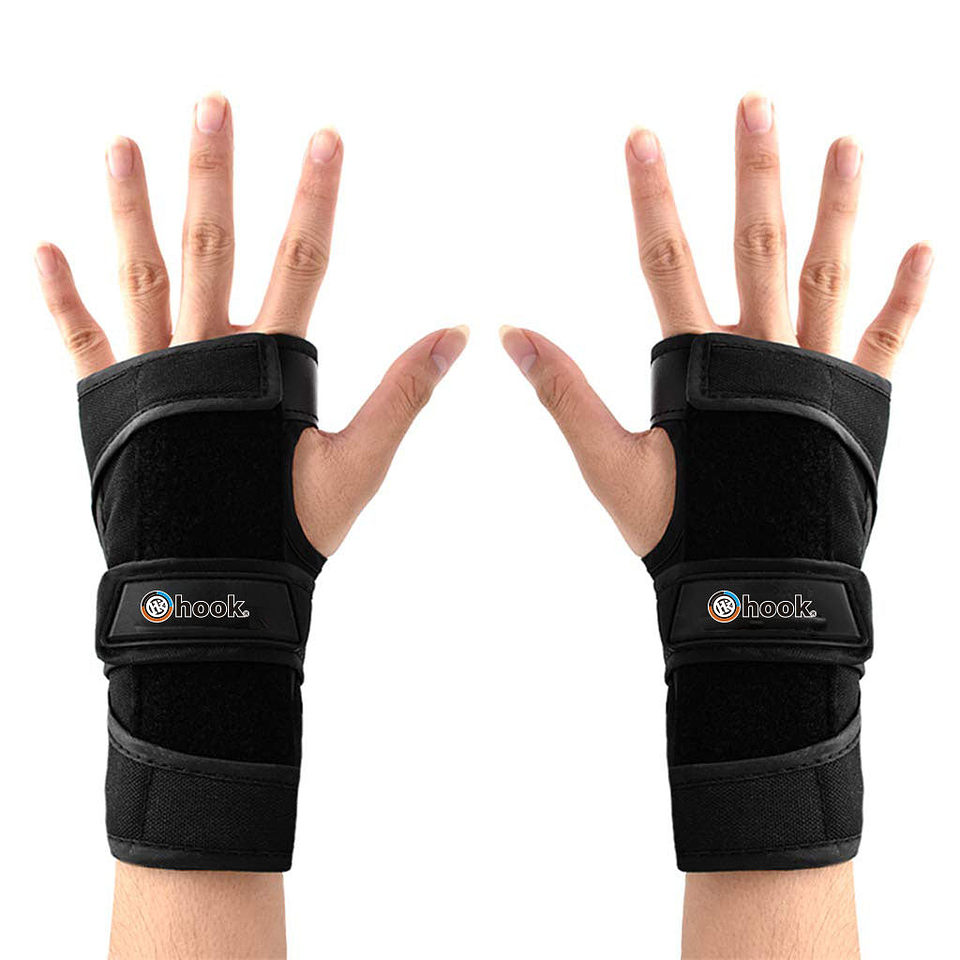 Muñequeras Hook Negra 406 2