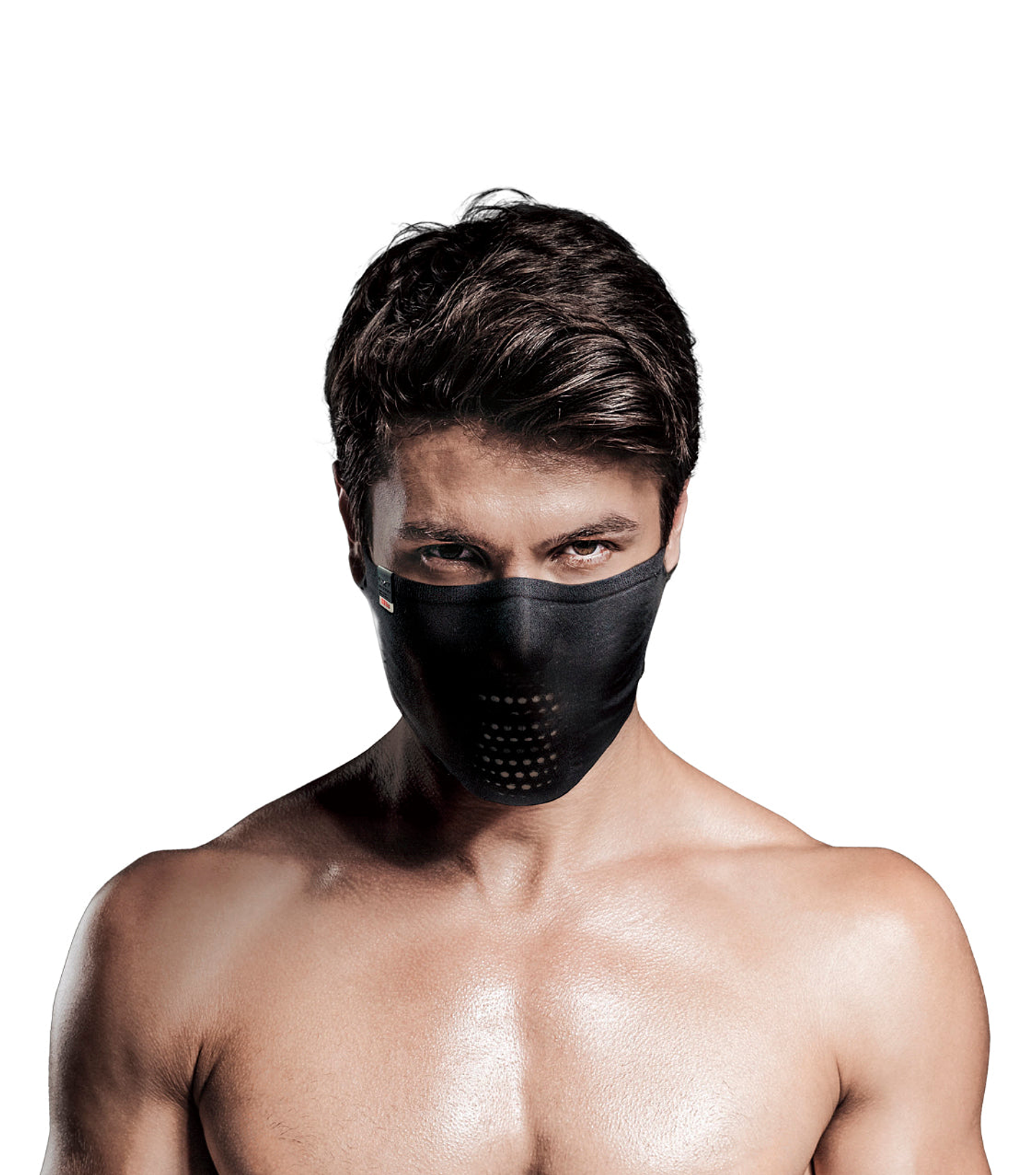 Máscaras Deportiva Tejido Ultrafino Sin Cuello N1s - Negra 1