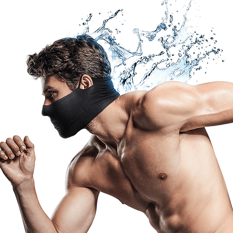Máscaras Deportiva Tejido Ultrafino Sin Cuello N1s - Negra