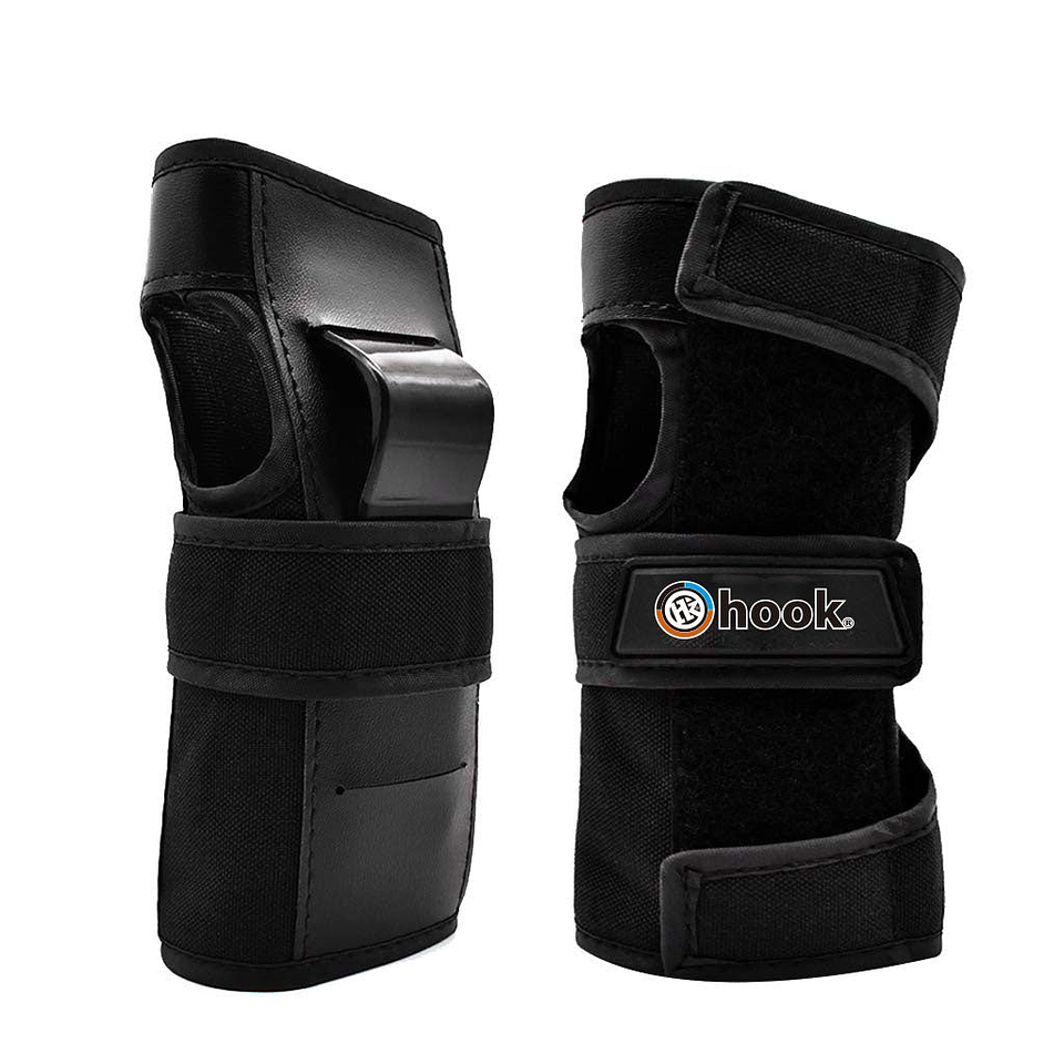 Muñequeras Hook Negra 406 4