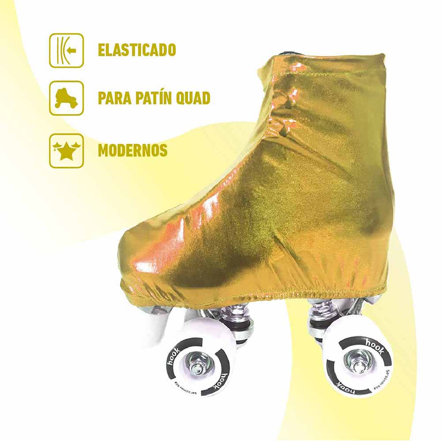 Cubre patines Hook dorado 2