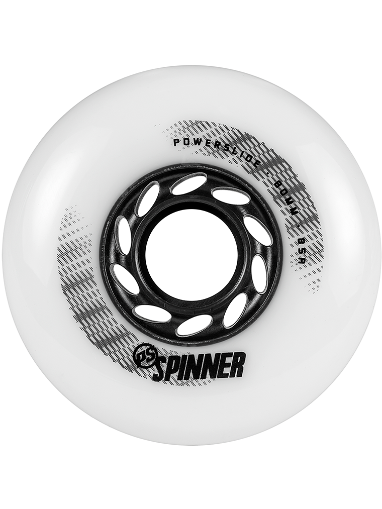 Pack de 4 Ruedas Spinner White de 80mm 1