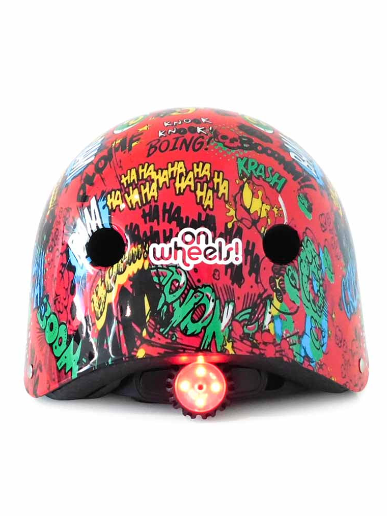 Casco Infantil con Luz Rojo OnWheels! 3