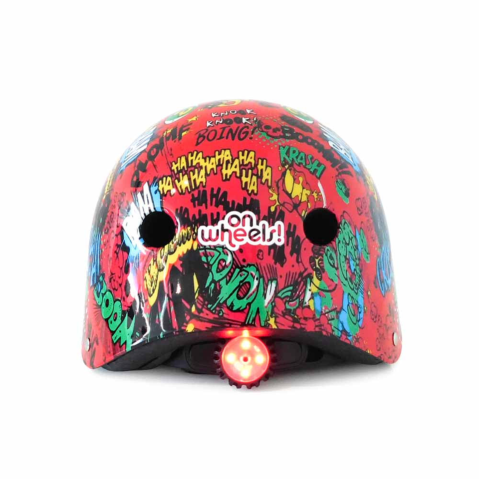 Casco Infantil con Luz Rojo OnWheels! 3