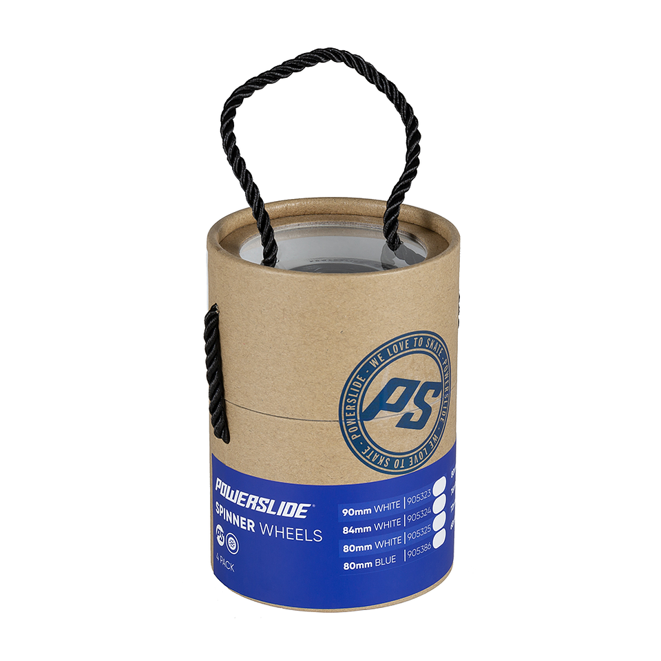 Pack de 4 Ruedas Spinner White de 80mm 2
