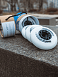 Pack de 4 Ruedas Spinner White de 80mm - Miniatura 4