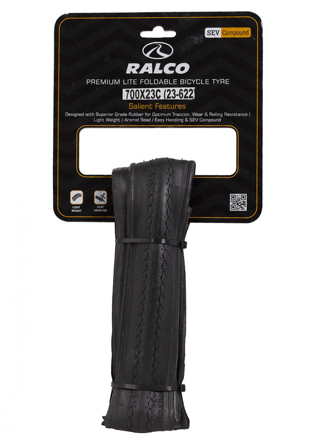 Neumático Ralco Kevlar 700 X 23C 60 Tpi 1