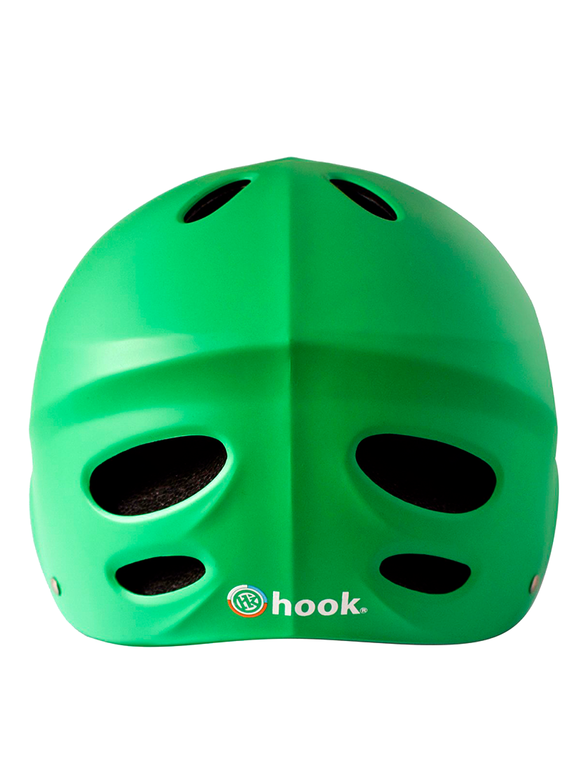 Casco Urbano Hook Verde Con Luz HK-301 4