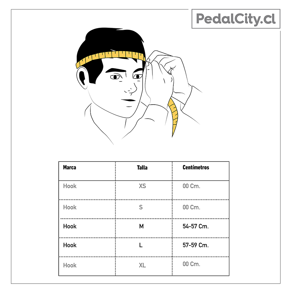 Casco Urbano Hook Verde Con Luz HK-301 8