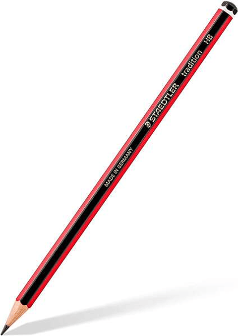 Staedtler Tradition 110 Lapiz de Grafito Hexagonal - Mina HB - Resistencia a la Rotura - Madera Bosques Sostenible